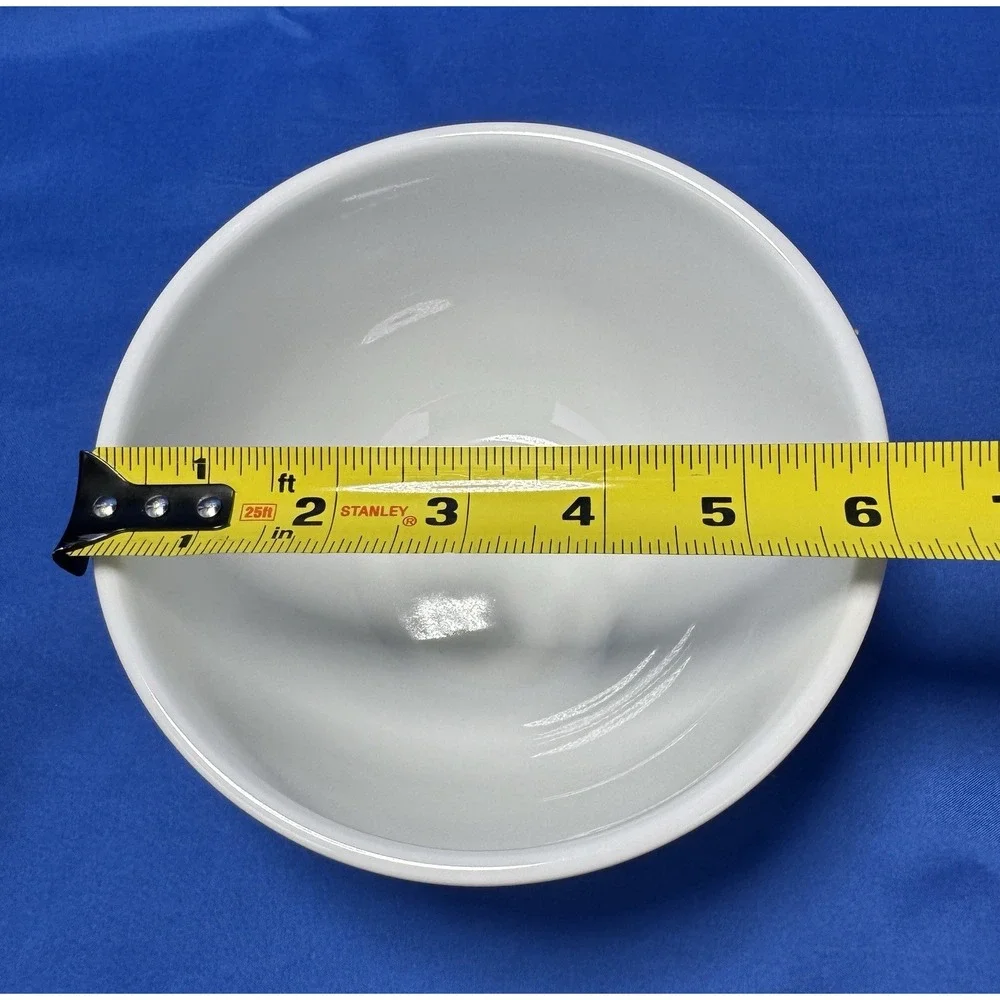 Pottery Barn Dairy Milk Advertisement Cereal Bowls Complete Set of 6 Retired